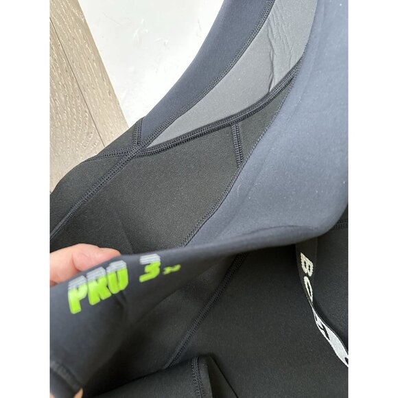 Body Glove JUNIOR PRO 3 BACK ZIP FULLSUIT 3/2MM Full Wetsuit - BLACK Size 8 - Picture 4 of 9